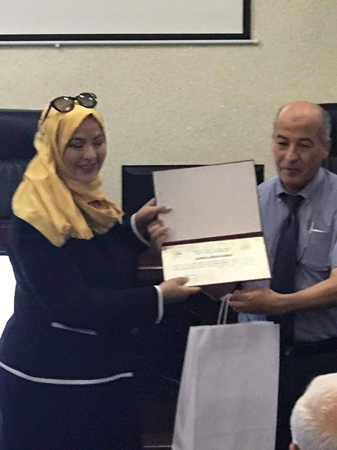 تكريم الطاقم الصحفي لجامعة التكوين المتواصل 2
