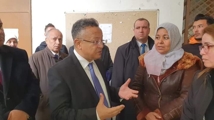 زيارة تفقدية الى المدرسة العليا للاساتذة ببوزريعة