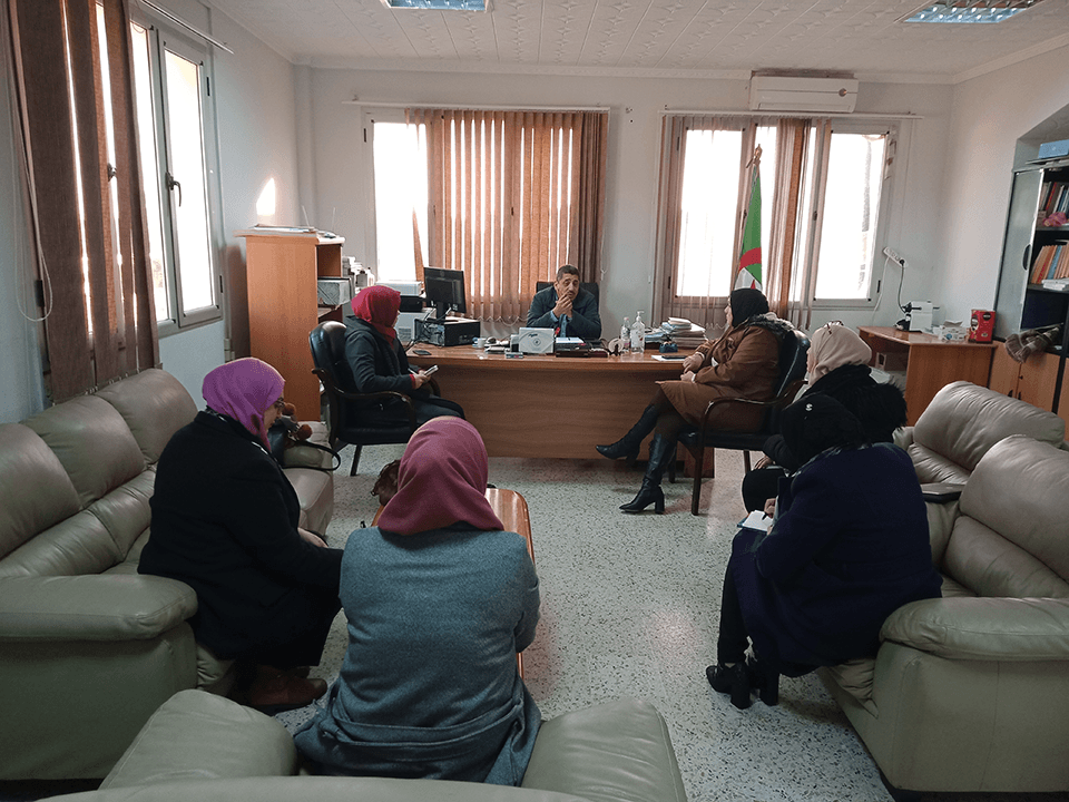 اجتماع تنسيقي بخصوص تحسين وتطوير الموقع الالكتروني للجامعة