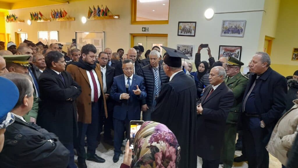 السيد كمال بداري، وزير التعليم العالي والبحث العلمي، في زيارة عمل للمدينة الجامعية بتلمسان 1