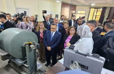 زيارة عمل وتفقد لوزير التعليم العالي والبحث العلمي رفقة وزيرة البيئة والطاقات المتجددة للمدرسة العليا للاشغال العمومية بالقبة القديمة 2