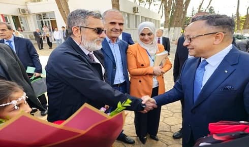 زيارة عمل وتفقد لوزير التعليم العالي والبحث العلمي رفقة وزيرة البيئة والطاقات المتجددة للمدرسة العليا للاشغال العمومية بالقبة القديمة