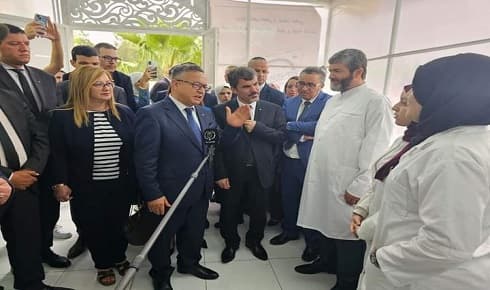 زيارة عمل وتفقد لوزير التعليم العالي والبحث العلمي ووزير الصيد البحري والمنتجات الصيدية إلى المدرسة العليا لعلوم البحر و تهيئة الساحل 2