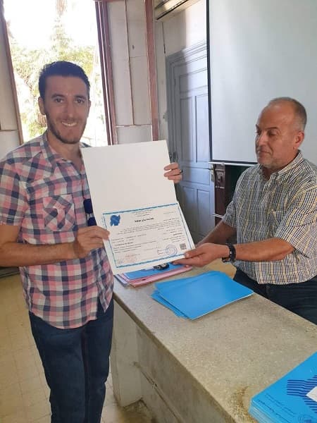 تسليم شهادات التخرج لأول دفعة ماستر لجامعة التكوين المتواصل 12