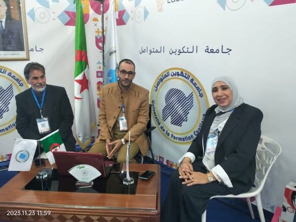 مشاركة جامعة التكوين المتواصل في الطبعة الثانية لمعرض Educteck