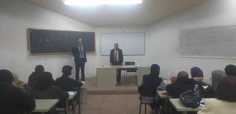 زيارة مدير الجامعة مركز بن عكنون