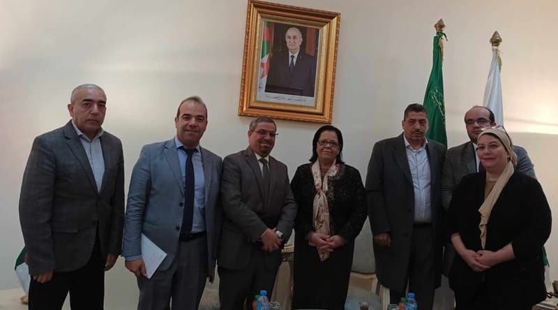 لقاء رئيس جامعة التكوين المتواصل برئيسة المجلس الوطني الاقتصادي والاجتماعي والبيئي