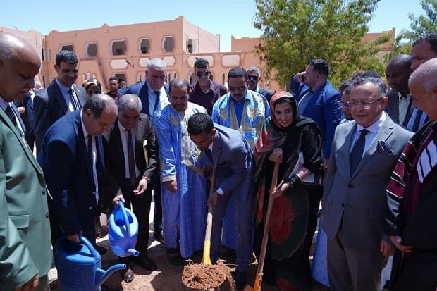 زيارة مدير الجامعة ولاية تندوف ضمن الوفد الوزاري