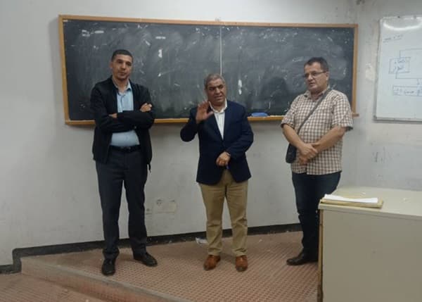 مشاركة مدير الجامعة في التجمعات الحضورية بمركز بن عكنون