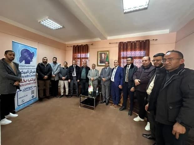 زيارة تفقدية لمدير جامعة التكوين المتواصل ديدوش مراد إلى مركز البيض
