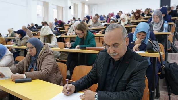 زيارة تفقد ومعاينة للمجموعة الخاصة بالاساتذة الجامعيين (تخصص انجليزية) 1