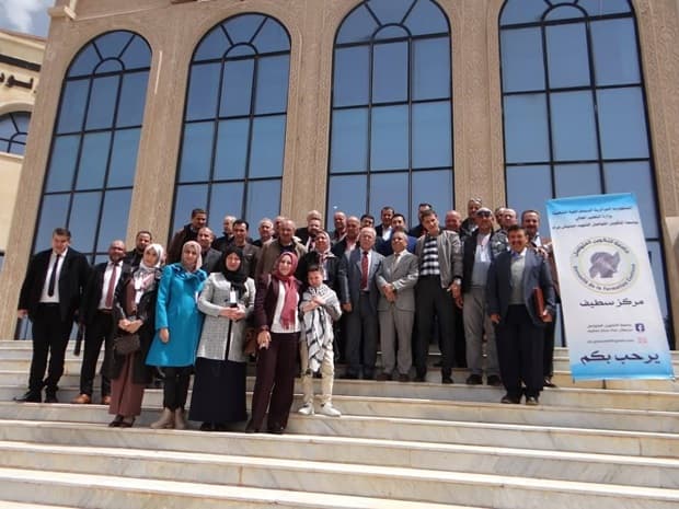 زيارة مدير الجامعة ومرافقيه إلى مقر مركز التكوين المتواصل بسطيف