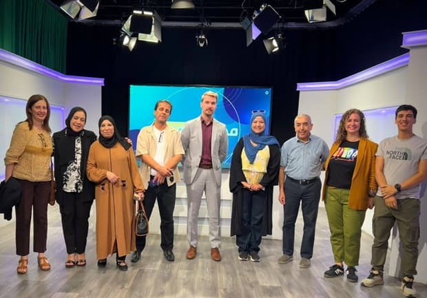 استقبال البروفيسور الكساندرا توراك من الجامعة الامريكية بجامعة التكوين المتواصل