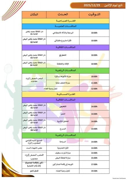 جامعة التكوين المتواصل تنظم المهرجان الوطني للتميز العلمي والثقافي والرياضي بالمدينة الجامعية البيض 1