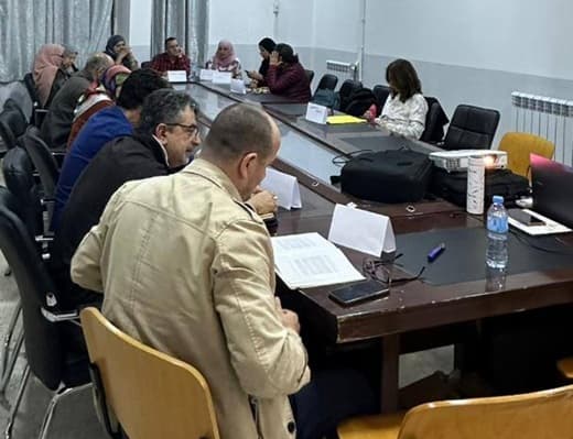 تنظيم مقهى محادثة تحت اشراف مختصين لطلبة الانحليزية التقنية بمركز بوزريعة 1