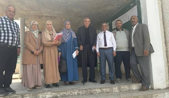 زيارة مدير الجامعة إلى مركز عين الدفلى