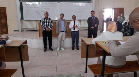 زيارة مدير الجامعة إلى مركز خميس مليانة 1