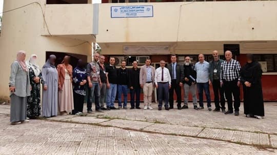 زيارة مدير الجامعة إلى مركز خميس مليانة 2