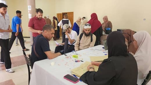 مشاركة جامعة التكوين المتواصل مركز خروبة في ملتقى الإعلام الطلابي 3
