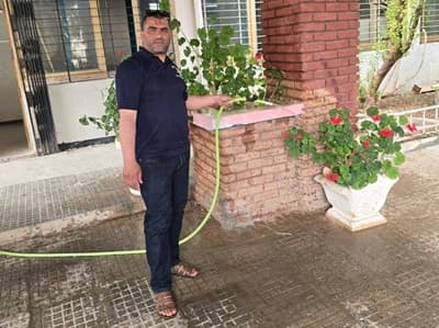 مشاركة مركز أم البواقي في حملة تنظيف و تزيين المحيط و التشجير 2