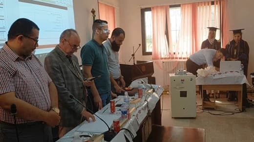 مناقشة مذكرة تخرج لنيل شهادة الماستر في تخصص الشفافية ومكافحة الفساد