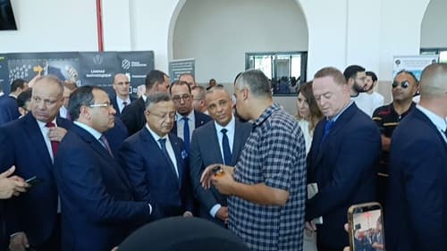 مشاركة الطالب الفائز بمسابقة بروتوماركت في فعاليات المعرض الخاص بمشاريع بروتوماركت الطبعة الأولى 1