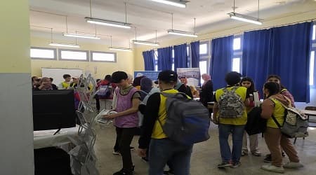 مشاركة جامعة التكوين المتواصل في الأبواب المفتوحة على التوجيه المدرسي والمهني 1