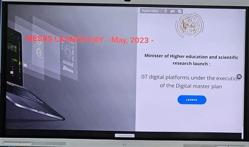 إطلاق منصات رقمية جديدة خاصة بالتعليم العالي و البحث العلمي 2