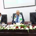 حضور وزير التعليم العالي والبحث العلمي محاضرة لرئيس مجلس الأمة السيد صالح قوجيل 1