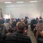 لقاء مع الطلبة المقبلين على إعداد المذكرة، تقرير التربص والمؤسسات الناشئة بمركز الجزائر شرق 1