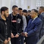 مشاركة وزير التعليم العالي والبحث العلمي ووزير الصيد البحري والمنتجات الصيدية وجبة العشاء مع الطلبة بالإقامة الجامعية المعالمة 4