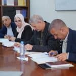 ترأس مدير الجامعة اجتماعا رفقة اطارات وخبراء من وزارة الصيد 2
