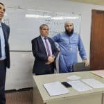مشاركة مدير الجامعة طلبة مركز بن عكنون يوم دراسي حول الصفقات العمومية 1