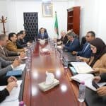 إجتماع وزير التعليم العالي والبحث العلمي بالديوان الوطني للخدمات الجامعية 1