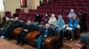 حضور مدير الجامعة لقاء الاعلان عن تأسيس النادي العلمي الشيخ عبد الحميد بن باديس "بصمات"لمركز الخروبة 2
