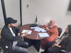 اجتماع لجنة الانتقاء الاولي لحاملي المشاريع بمركز تطوير المقاولاتية لجامعة التكوين المتواصل ديدوش مراد 1