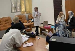 جامعة التكوين المتواصل تواصل حملاتها التحسيسية في إطار أكتوبر الوردي عبر مختلف مراكزها الجامعية 1