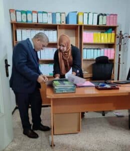 زيارة تفقدية لمدير الجامعة إلى مركز المسيلة 2