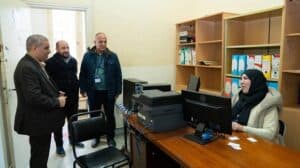 زيارة تفقدية لمدير الجامعة الى مركز التكوين المتواصل الجزائر شرق 1