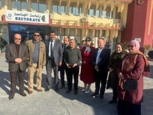 لقاء مدير الدامعة بفريق تأطير مسابقة توظيف الأساتذة الجدد 2